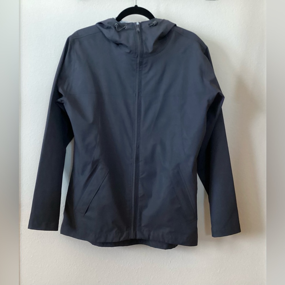 Columbia Women’s Hooded Rain Jacket Size M Color Gray